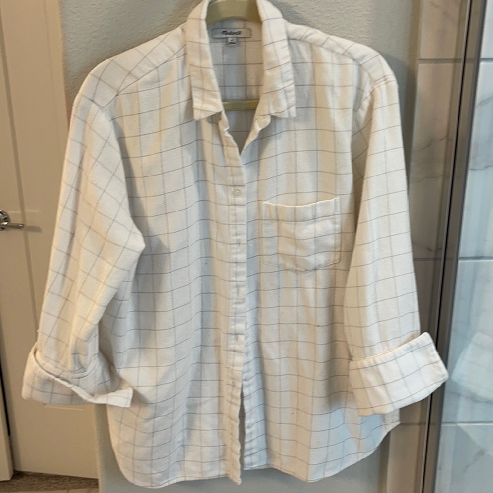 Madewell flannel button-down